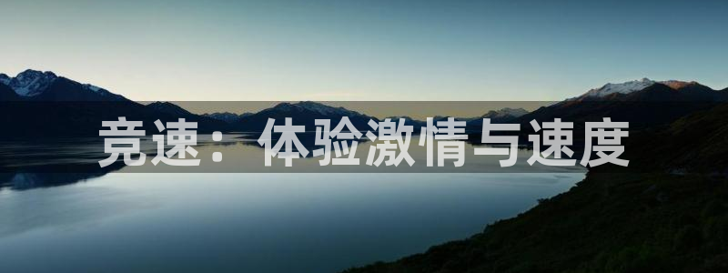 3377体育官方正版app代理：竞速：体验激情与速度
