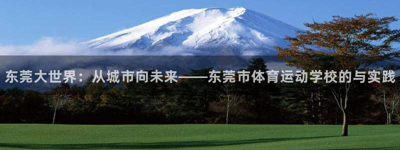 3377体育官网下载招商电话地址：东莞大世界：从城市向未来—